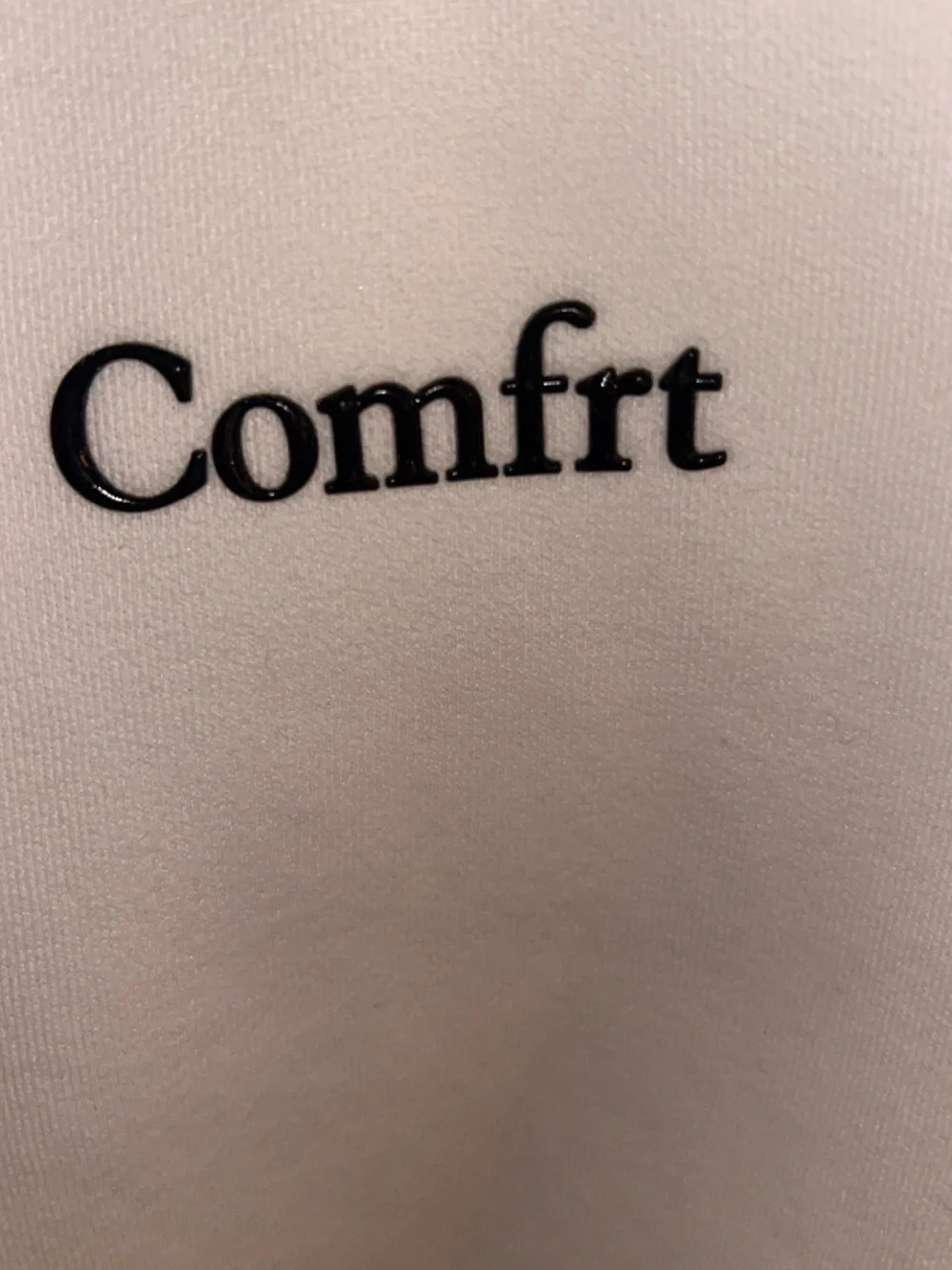 Comfrt Women's white Zip-Up Varsity Hoodie size XL